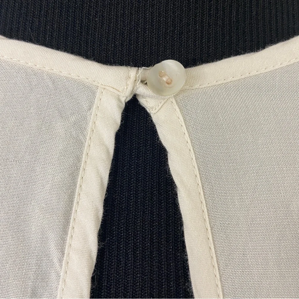 Sundance Eyelet One Button Closure 3/4 Wide Sleeve Cardigan - Picture 11 of 14